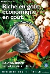 La conserve s'affiche dans les centres commerciaux