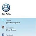 Volkswagen France ouvre ses comptes Twitter et Instagram