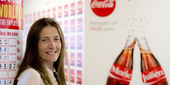 Céline Bouvier, directrice marketing de Coca-Cola France.