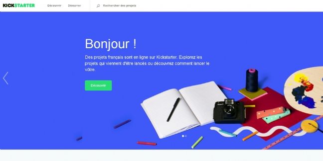 Kickstarter débarque en France