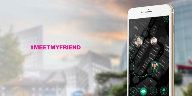 Meet My Friends : géolocalisation sociale dans les centres de shopping