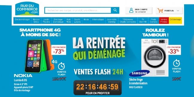 Carrefour sur le point de racheter Rue du Commerce