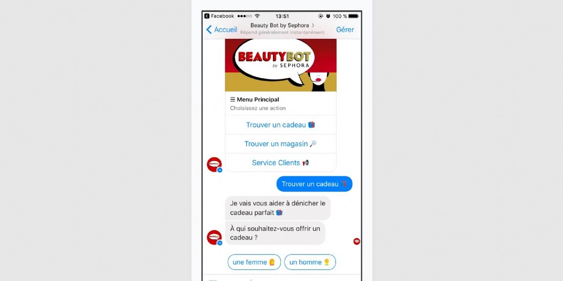 Sephora: un chatbot pour allier beauté et intelligence... artificielle