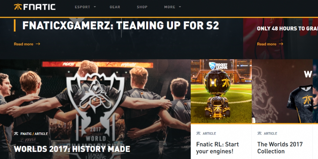 Deezer fait un pas dans l'Esport avec Fnatic