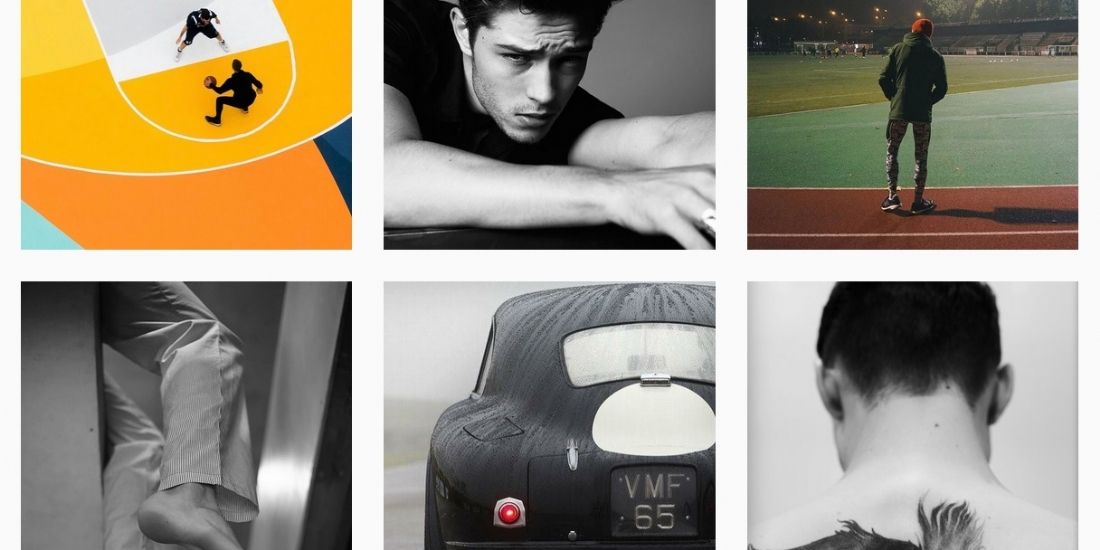 Hom met le paquet sur Instagram