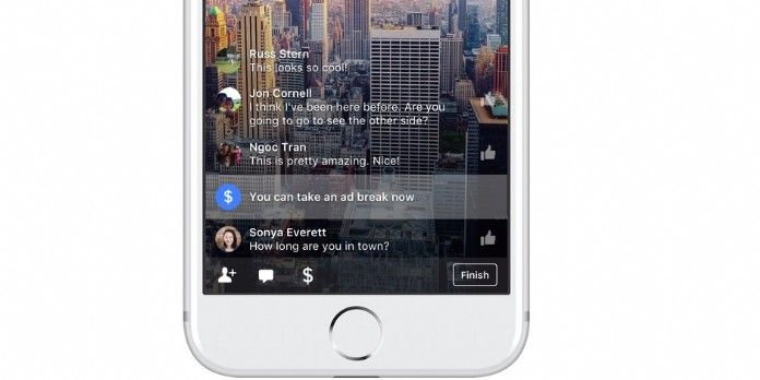 Facebook déploie les coupures publicitaires dans les Live