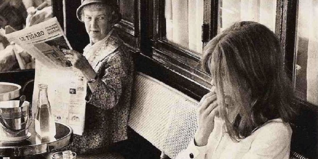 'Le Figaro vs Le Monde', Henri Cartier-Bresson (1968)