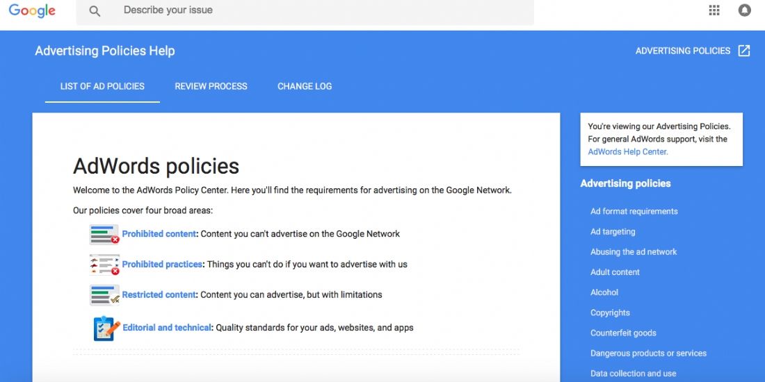 Google dévoile les résultats de ses politiques publicitaires