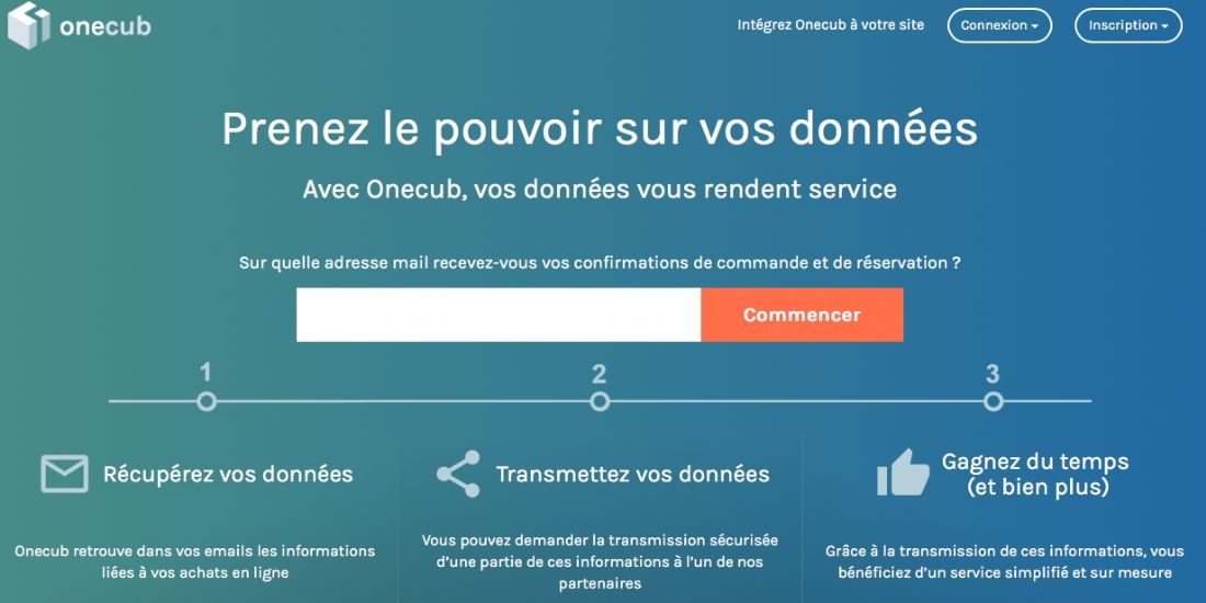 Onecub recueille les consentements