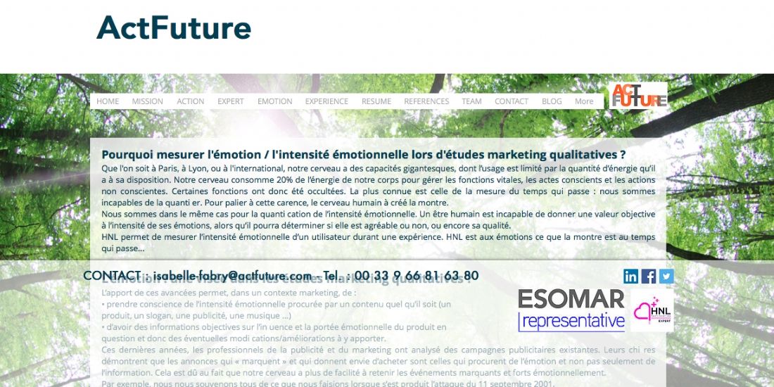 Avec HNL Expert, Actfuture mesure l'impact émotionnel de vos actions marketing