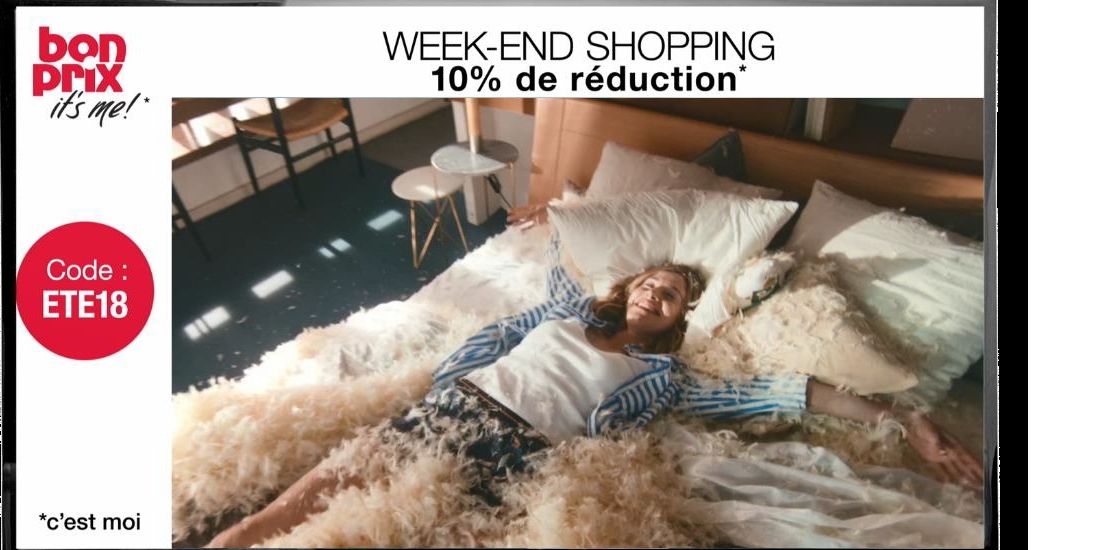 Bonprix événementialise sa campagne TV sur M6 publicité