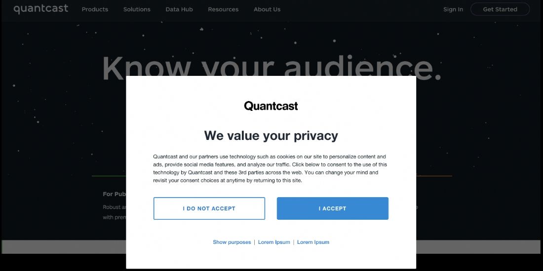 Quantcast lance son outil d'implémentation RGPD