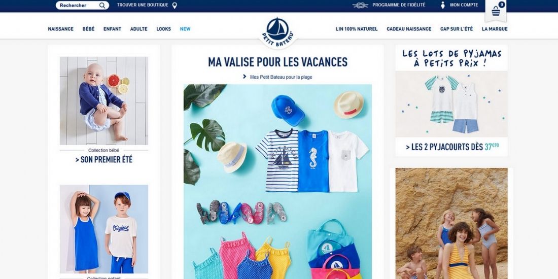 Petit Bateau prend le large sur le digital