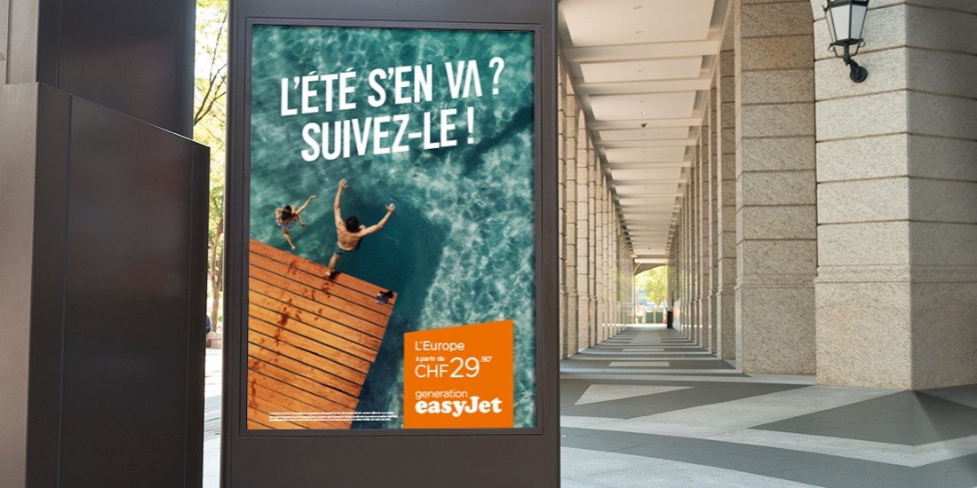 Affichage : les dessOOH d'easyJet