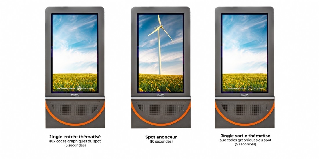 Imediacenter et Ad For Good lancent un écran DOOH in-store solidaire