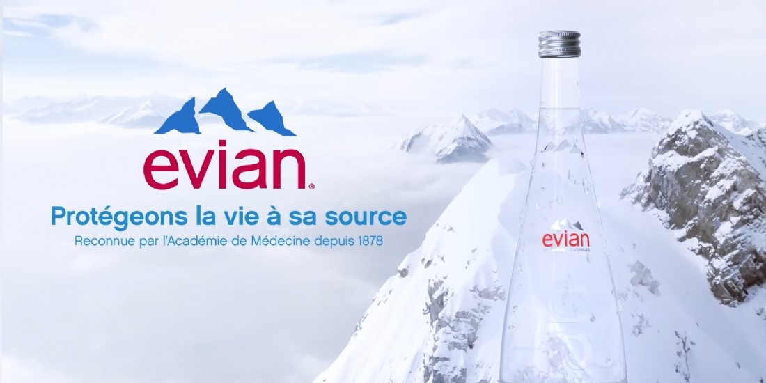 Evian : les bons résultats de sa nouvelle plateforme de marque