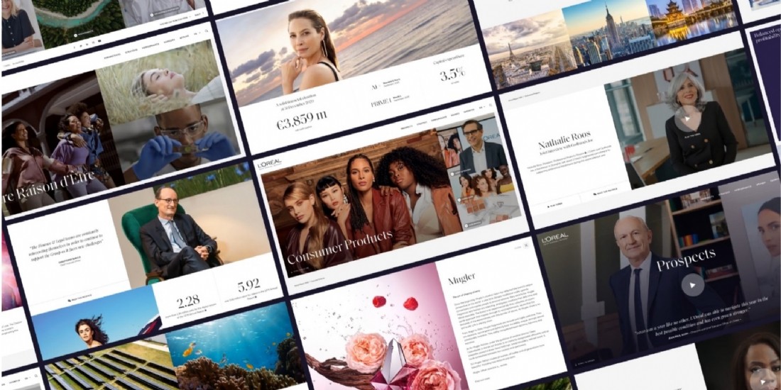 L'Oréal offre une expérience éditoriale inédite pour son rapport annuel