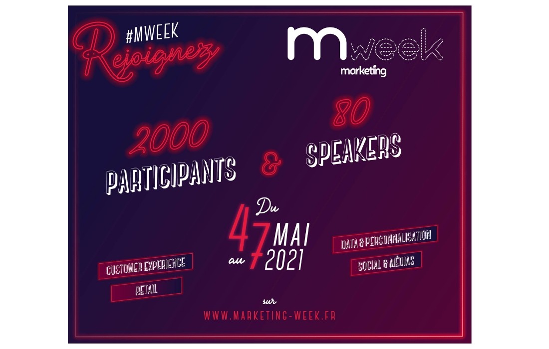 4 au 7 mai 2021 : on se retrouve à la Marketing Week !