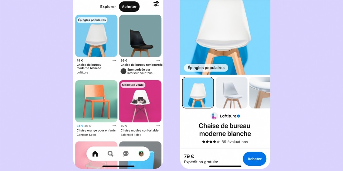 Pinterest lance de nouvelles fonctionnalités shopping
