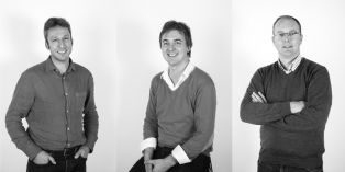 De gauche à droite : Arnaud Santerre, Jean-François Carré et Guillaume Vernier